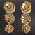 Three Tier Floral Earrings from Carol Salisbury | Argentium Silver and 24 Karat Gold Vermeil with 2 mm Garnets and 3 mm White Freshwater Cultured Pearls Three Tier Floral Earrings from Carol Salisbury | Argentium Silver and 24 Karat Gold Vermeil with 2 mm Garnets and 3 mm White Freshwater Cultured Pearls
