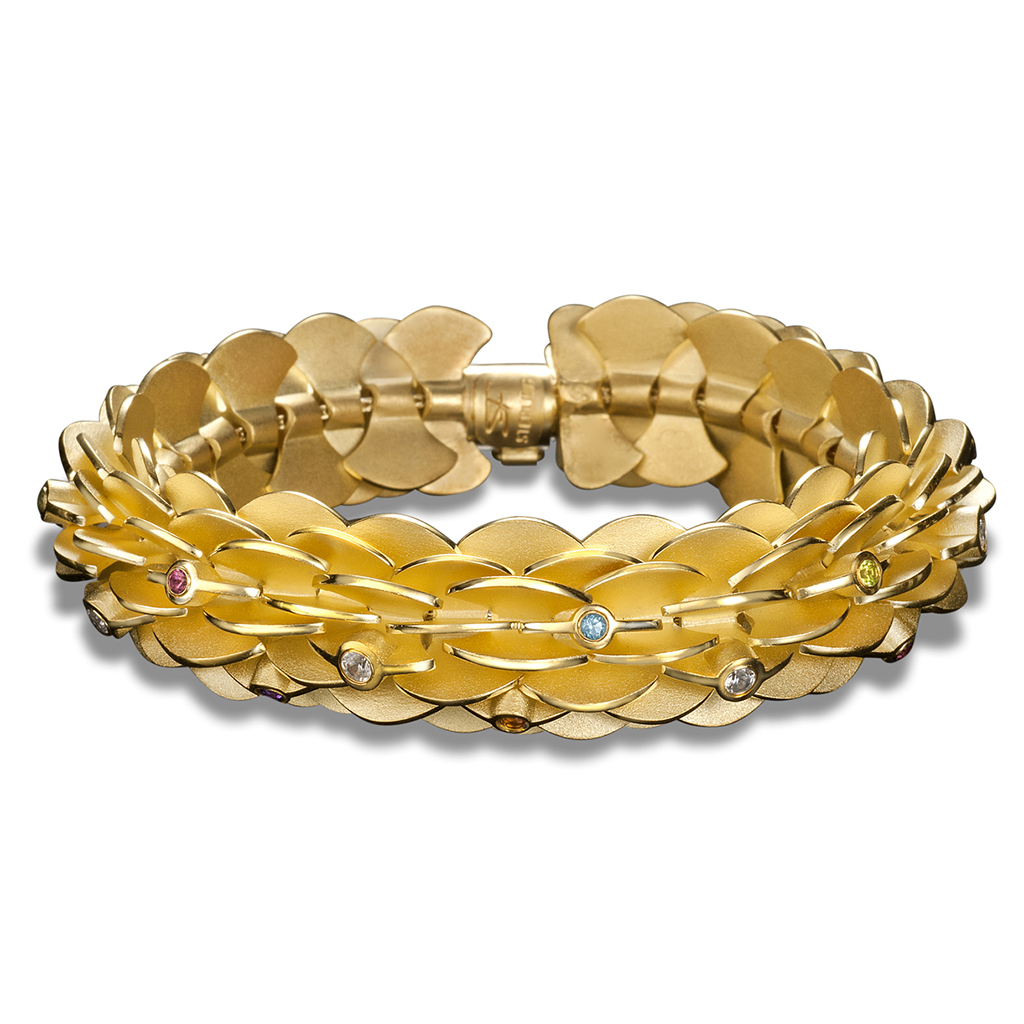 Mens 24k Gold Plated Miami Cuban Link Bracelet 316L Stainless Steel 8.5