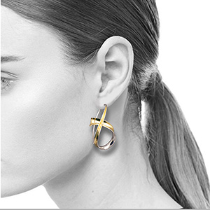 [LLOYD] 韓国☆Three-line ring gold & silver Earrings Amazon.com: YXHOPELY Gold Earrings for Women 18K Gold Plated
