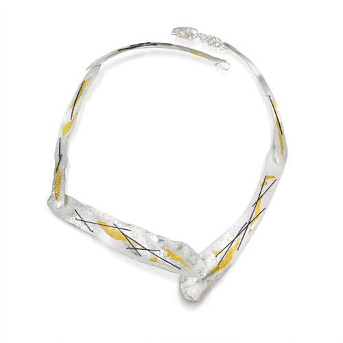 Jigsaw Necklace | Handmade Art Jewelry by Suzanne Schwartz