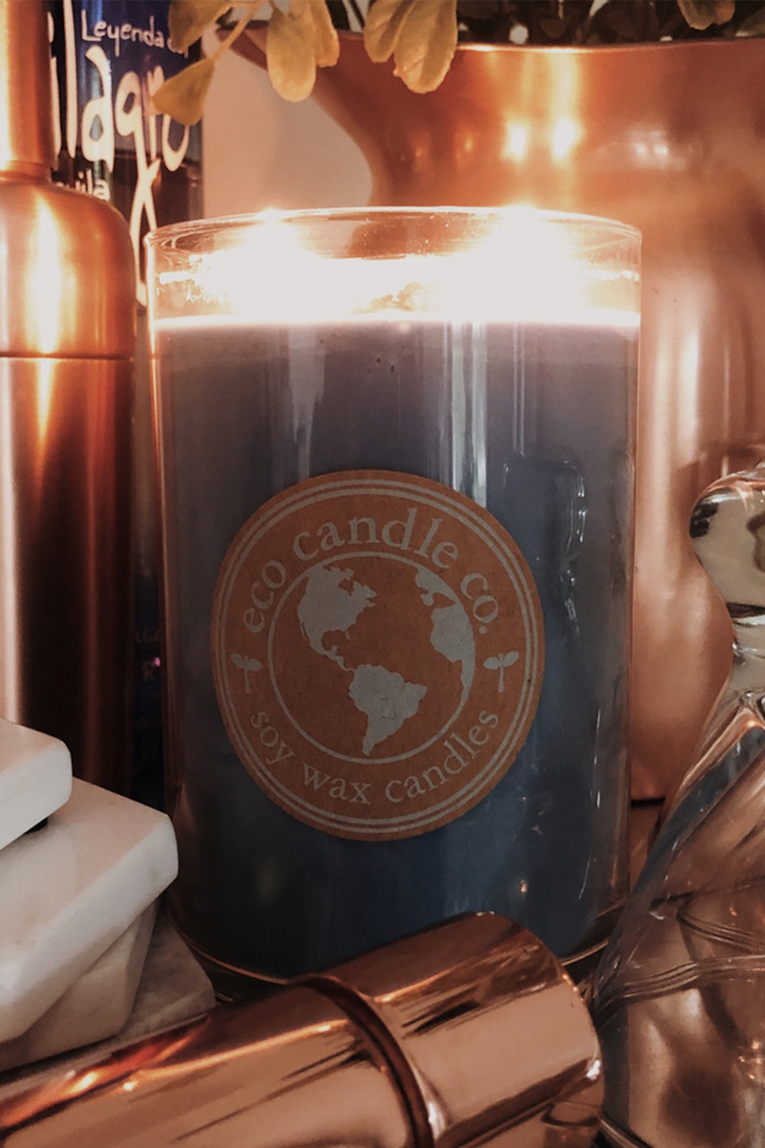 18oz NAG CHAMPA soy candle, Eco Candle Co.