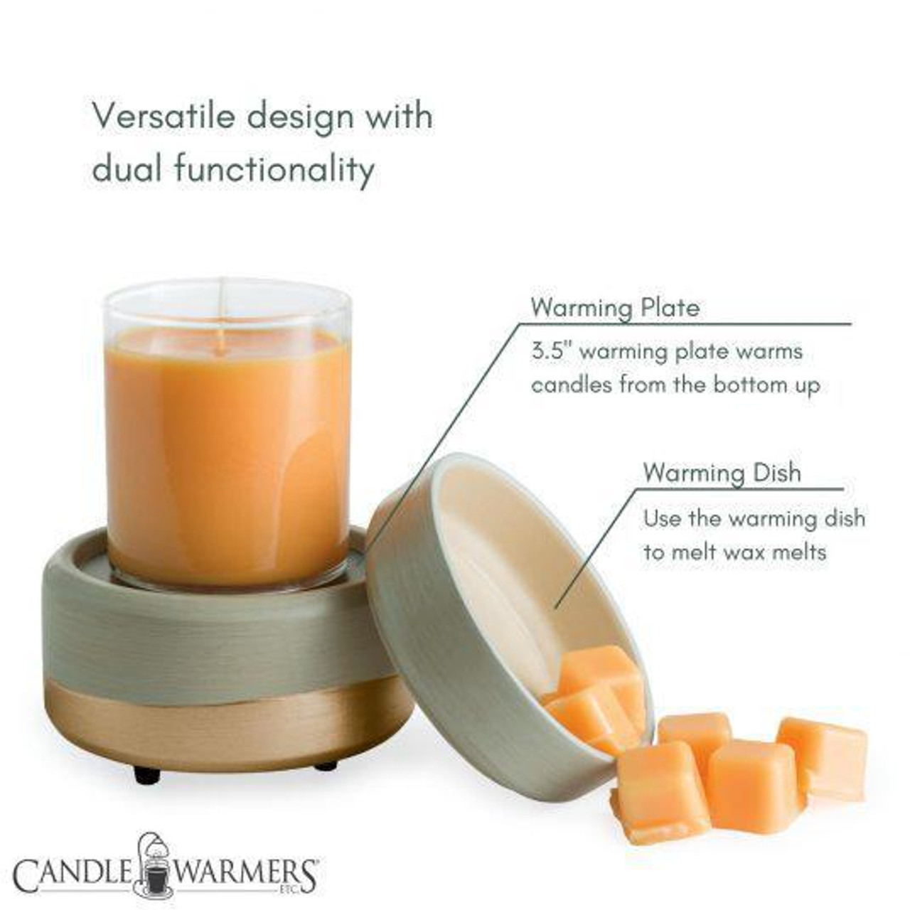 Candle Warmers Horizon 2-in-1 Classic Fragrance Warmer