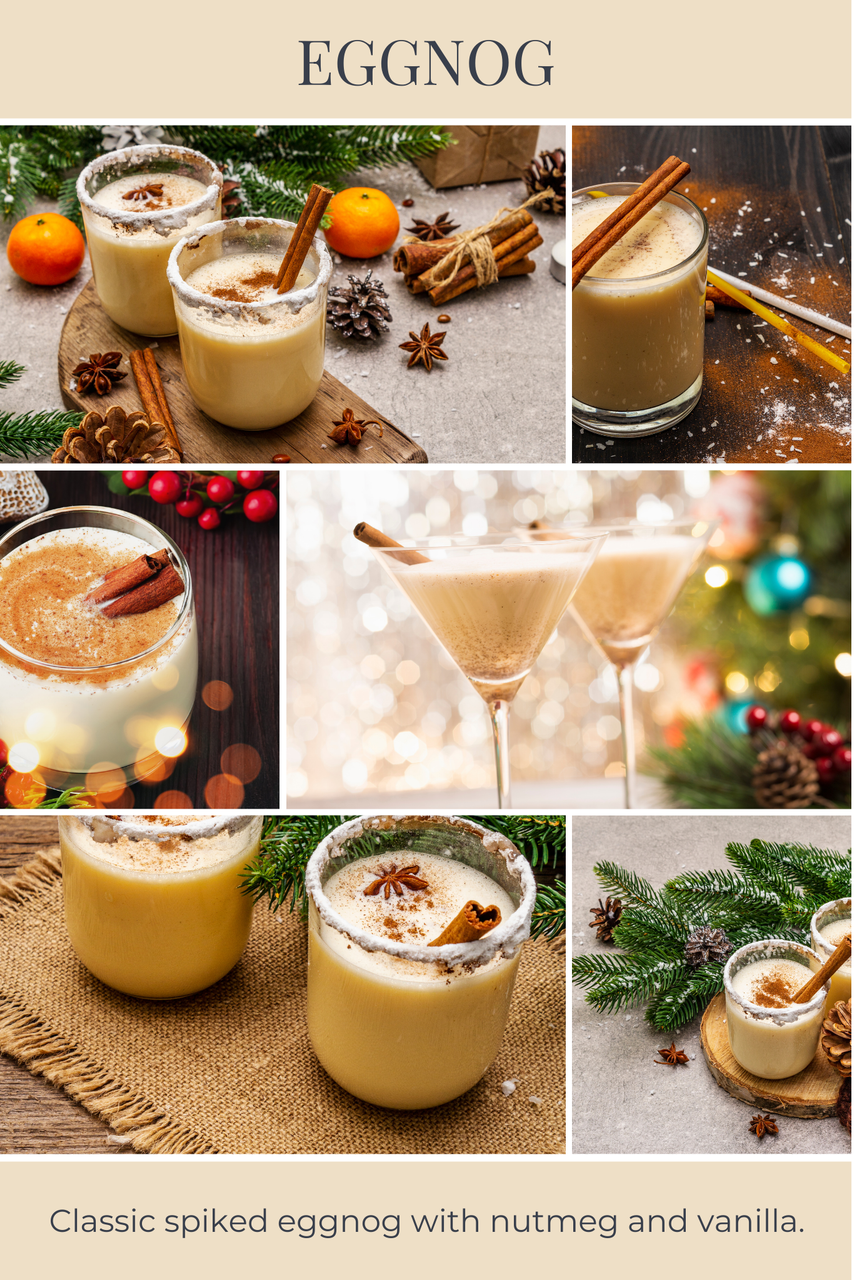 room & linen spray EGGNOG : Classic spiked eggnog w/ nutmeg