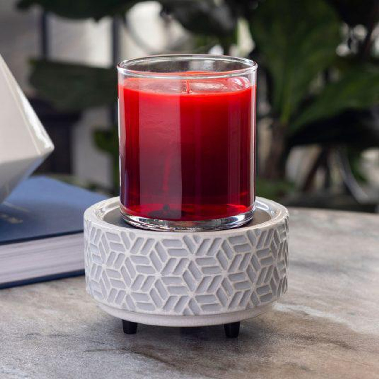 wax warmer 2-in-1 STONE HEXAGON