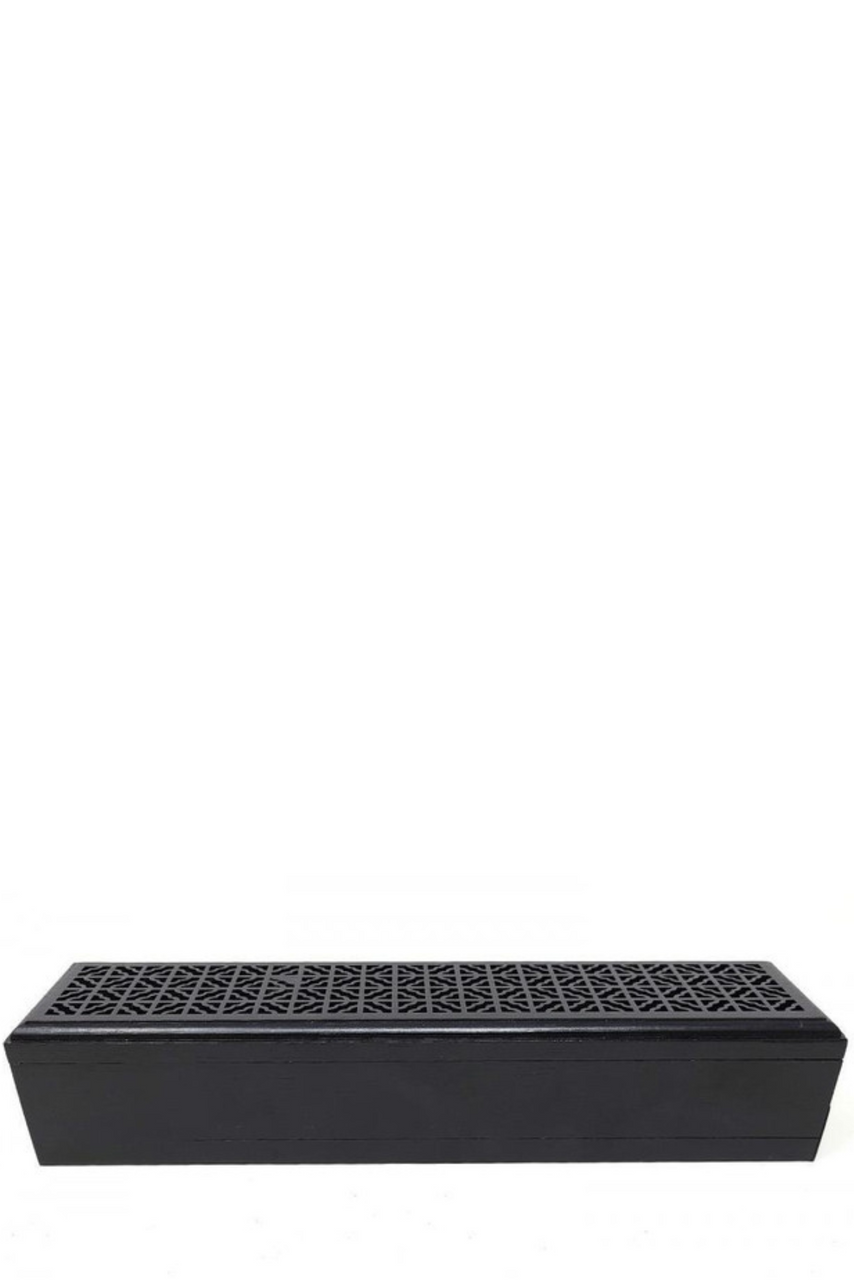 incense burner box LARGE BLACK | incense burner box