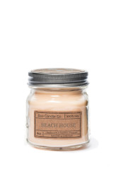 8oz soy eco candle in retro mason jar BEACH HOUSE