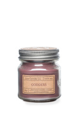 8oz soy eco candle in retro mason jar goddess