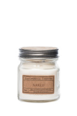 8oz soy eco candle in retro mason jar NAKED