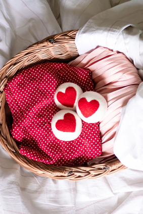 eco dryer ball RED HEART
