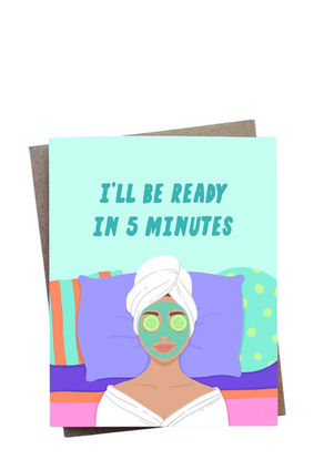 top hat card 5 MINUTES