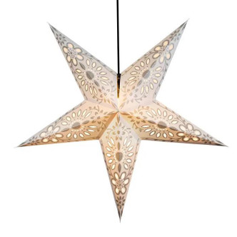 paper star lantern WHITE SUNFLOWER