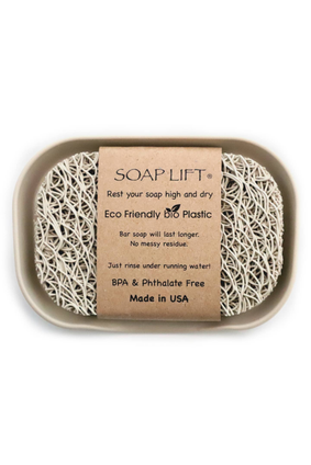 soap lift dish BONE