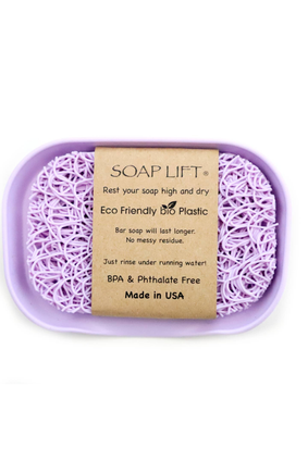 soap lift dish LAVENDER