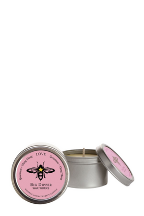 beeswax tin LOVE