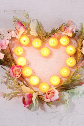 beeswax tea light NATURAL 6pk BD