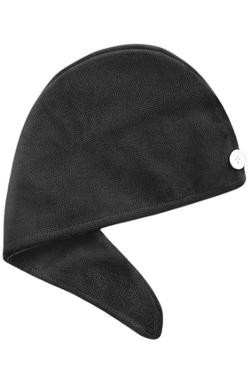 microfiber hair turban BLACK