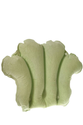 terry bath pillow CELERY