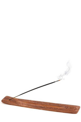 incense burner WOOD BOAT CARVED