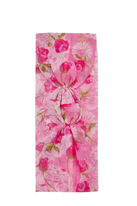 georgette headband PINK LACE