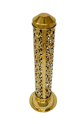 incense burner BRASS TOWER FILIGREE