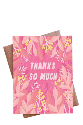top hat card THANKS SO MUCH