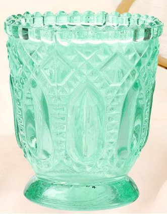 candle holder VINTAGE MINT GREEN candle holder VINTAGE MINT GREEN