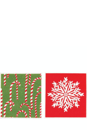 reusable cloths CANDY CANES