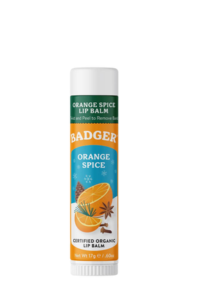 badger lip balm ORANGE SPICE .6oz
