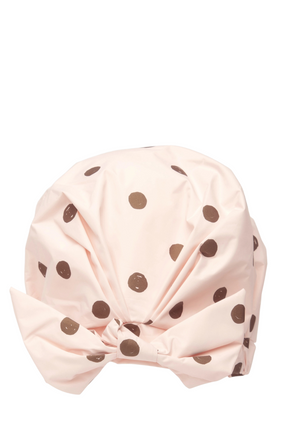 luxury shower cap BLUSH DOT