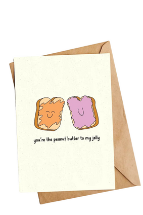 big moods card PEANUT BUTTER JELLY