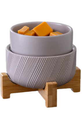 wax warmer 2-in-1 WOODEN PEDESTAL