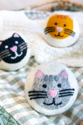 eco dryer ball CAT GRAY