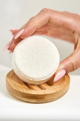 soap dish ROUND BAMBOO