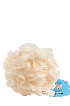 net sponge vintage lace LIGHT BEIGE
