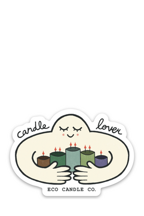 candle lover sticker