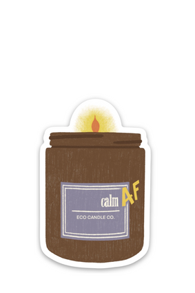 Calm AF sticker