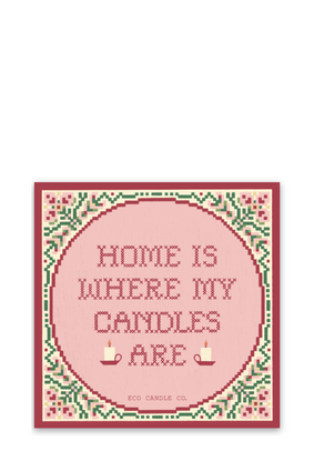 Home is where my candles are sticker