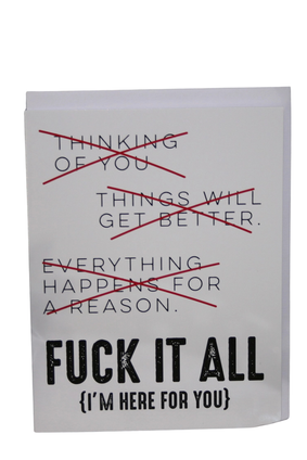 crooked halo card FUCK IT ALL