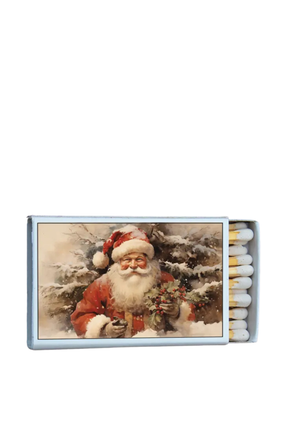 mini matches CHRISTMAS VINTAGE SANTA
