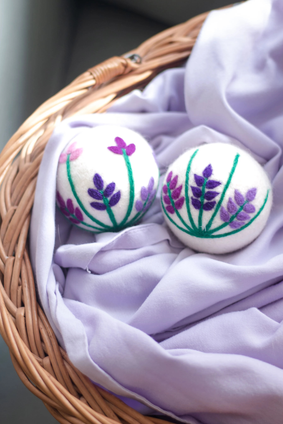 eco dryer ball LAVENDER SPRIGS
