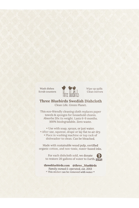 swedish dishcloth HUG IN A MUG