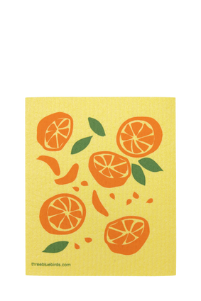 swedish dishcloth ORANGES