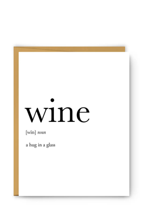footnotes card WINE