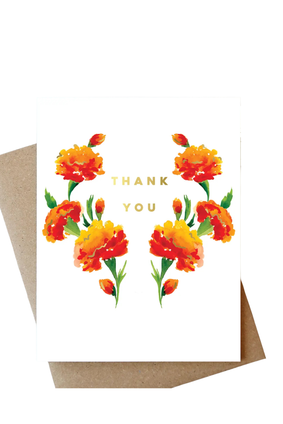 abigail jayne card THANK YOU MARIGOLD