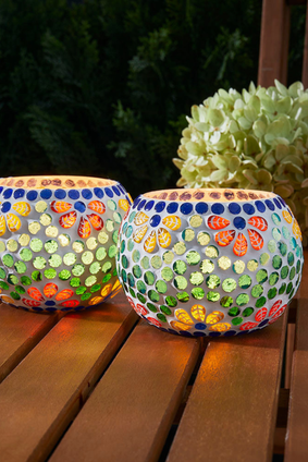 candle holder FLOWER GARDEN