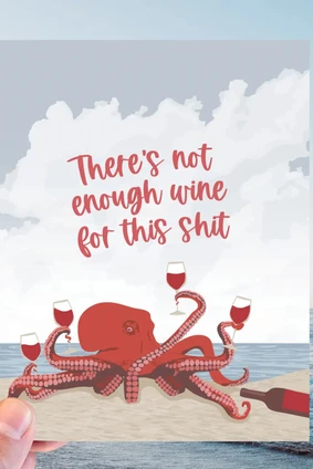 mpm card NOT ENOUGH WINE