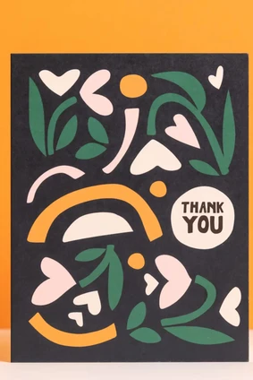 graphic anthology card THANK YOU