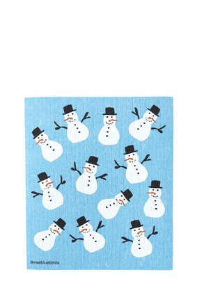 swedish dishcloth FROSTY FRIENDS