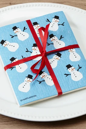 swedish dishcloth FROSTY FRIENDS