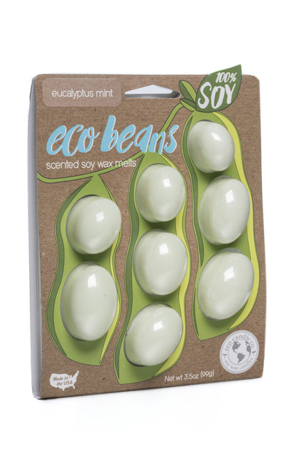 eco beans soy melts eucalyptus mint